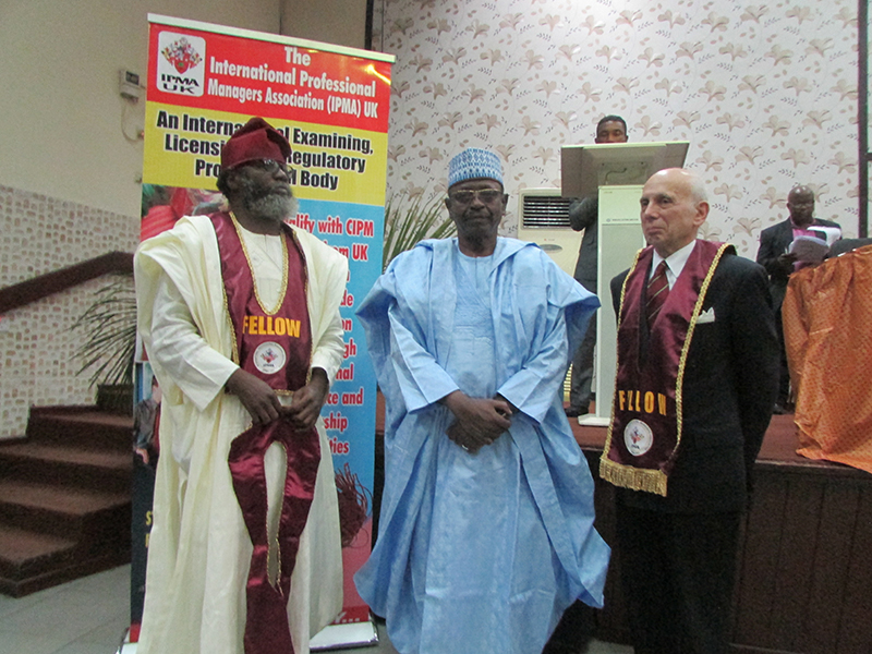 National President-IPMA Nigeria Dr Igbokwe with Ogun State Comi
